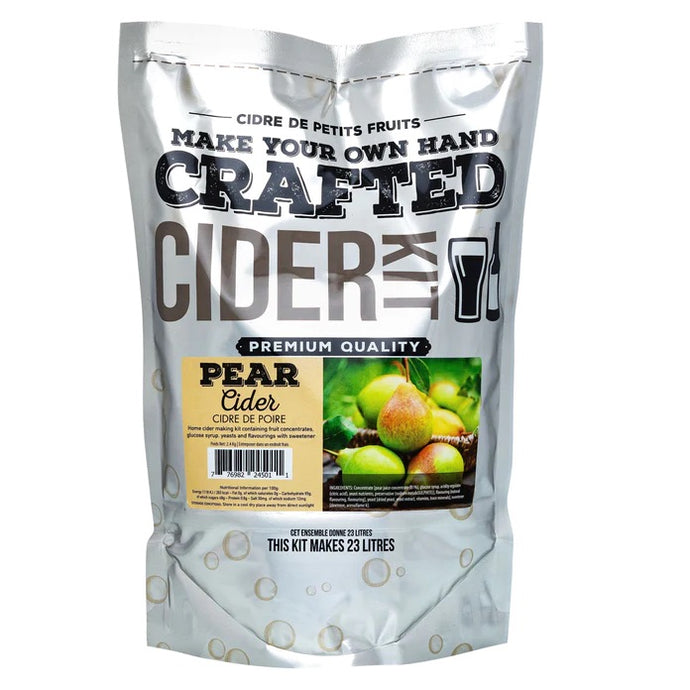 Crafted Series Pear Cider Kit. Makes 23 Litres