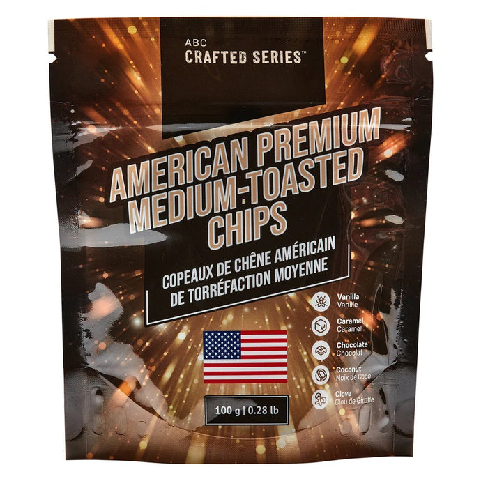 American Oak Chips 100 grams