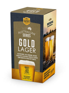 Mangrove Jack’s Australian Brewer’s series Gold lager Kit - Extract (Makes 23 Litres)