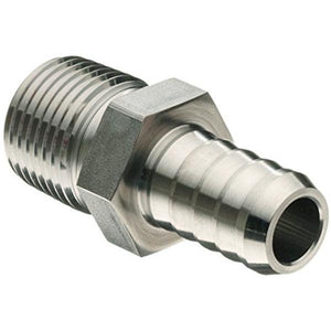 Hose Fitting - NPT 1/2 Inch Barbed (Male)