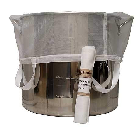 Brew-in-A-Bag Straining Bag with Handles - 24 x 26