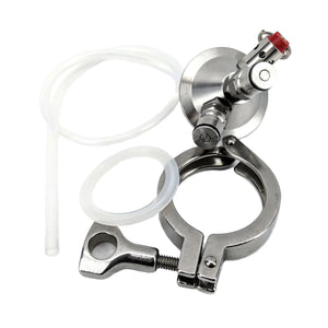 Ball Lock Tapping Head to 2 inch Tri Clover (Commercial Keg Adapter)