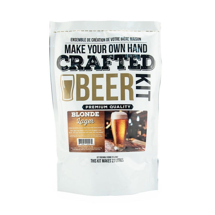 Crafted Series Beer Blonde lager Extract Kit. Makes 23 Litres